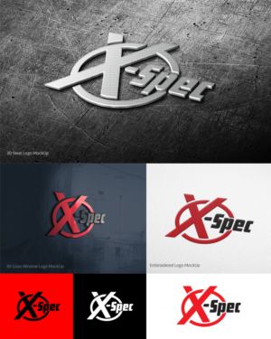 Logo Design by GARREY for Usinage X-Spec Inc. | Design: #13558443