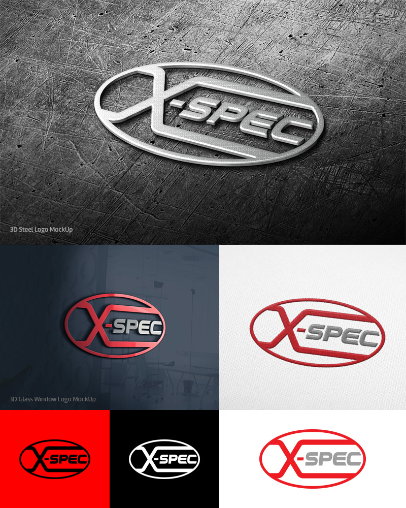 Diseño de Logo por GARREY para Usinage X-Spec Inc. | Diseño #13558444