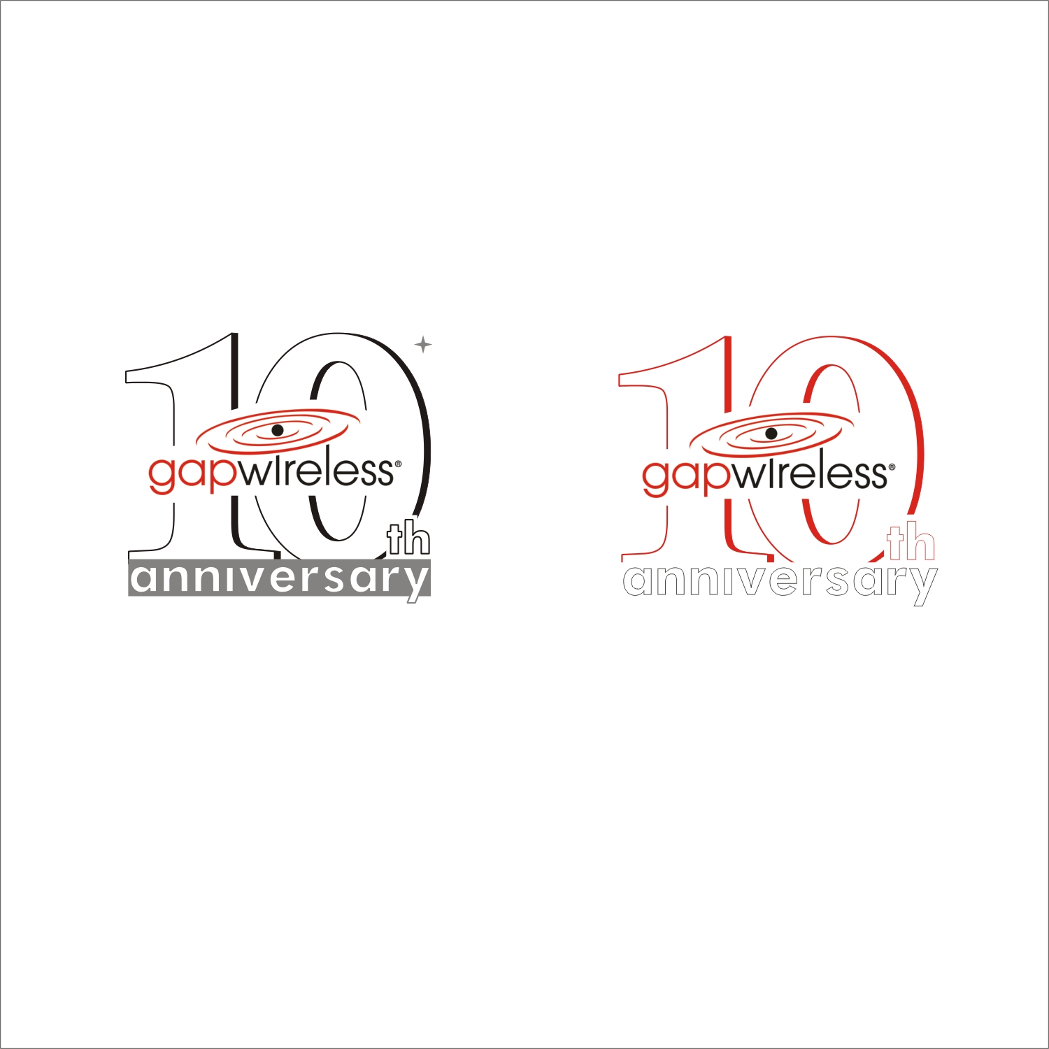 Logo Design by julia.gnedina for Gap Wireless Inc. | Design #13564451