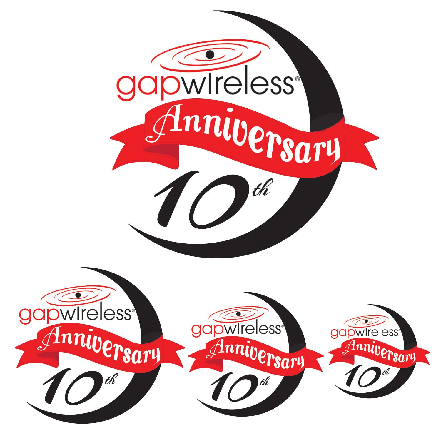 Logo Design by dgamlem for Gap Wireless Inc. | Design #13671250