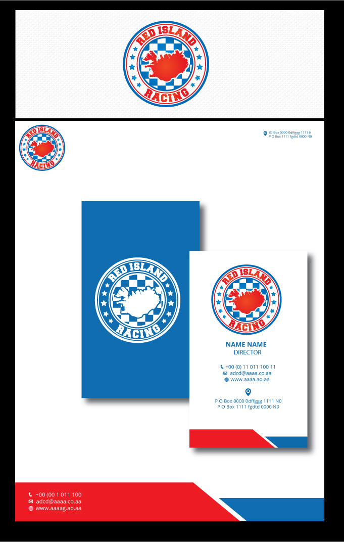 Logo Design by zebronicgraphic for Red Island Racing | Design #13639428