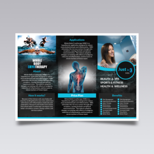 Diseño de Flyer por VEGA-Designs para Replenish Cryo  | Diseño #13575562