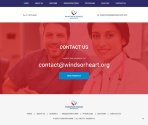 Diseño Web por pb para Windsor Heart Institute | Diseño: #13595600