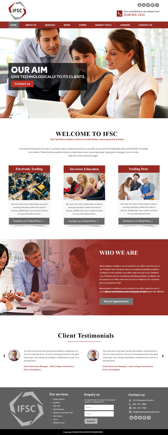 Web Design by Xclusive Designers for this project | Design #13593999