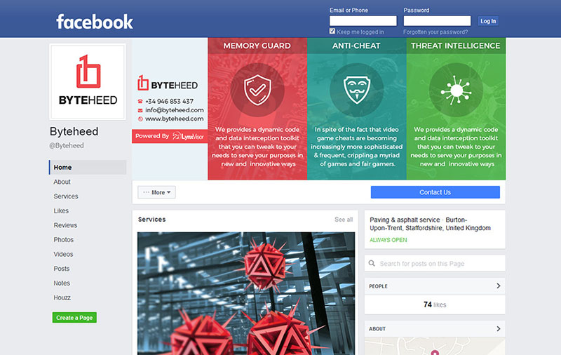 Facebook Design by JustACreative1 for BYTEHEED | Design #14717028