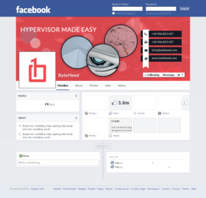 Facebook Design by jdv for BYTEHEED | Design: #14672807