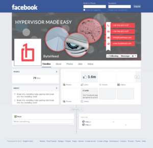Facebook Design by jdv for BYTEHEED | Design: #14672809