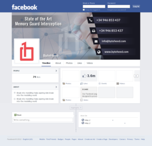 Facebook Design by jdv for BYTEHEED | Design: #14673400