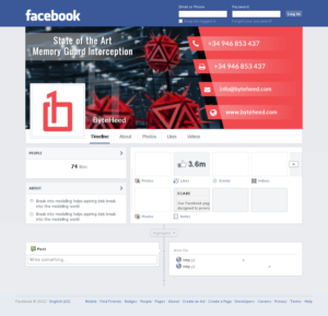 Facebook Design by jdv for BYTEHEED | Design: #14673401