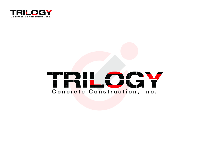 Logo Design by IMPACTICON for Trilogy Concrete Construction, Inc. | Design #13575823