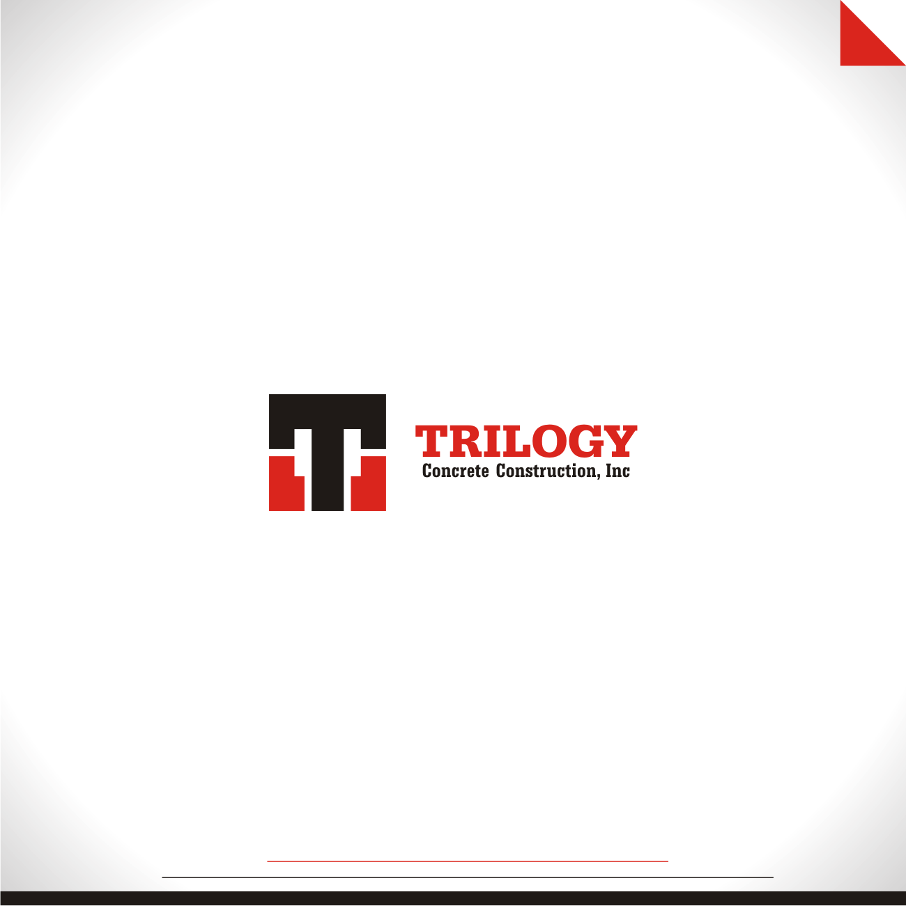 Diseño de Logo por R!CKY para Trilogy Concrete Construction, Inc. | Diseño #13580573