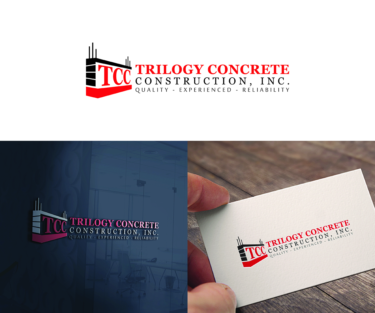 Design de Logo par eMARK pour Trilogy Concrete Construction, Inc. | Design #13579647
