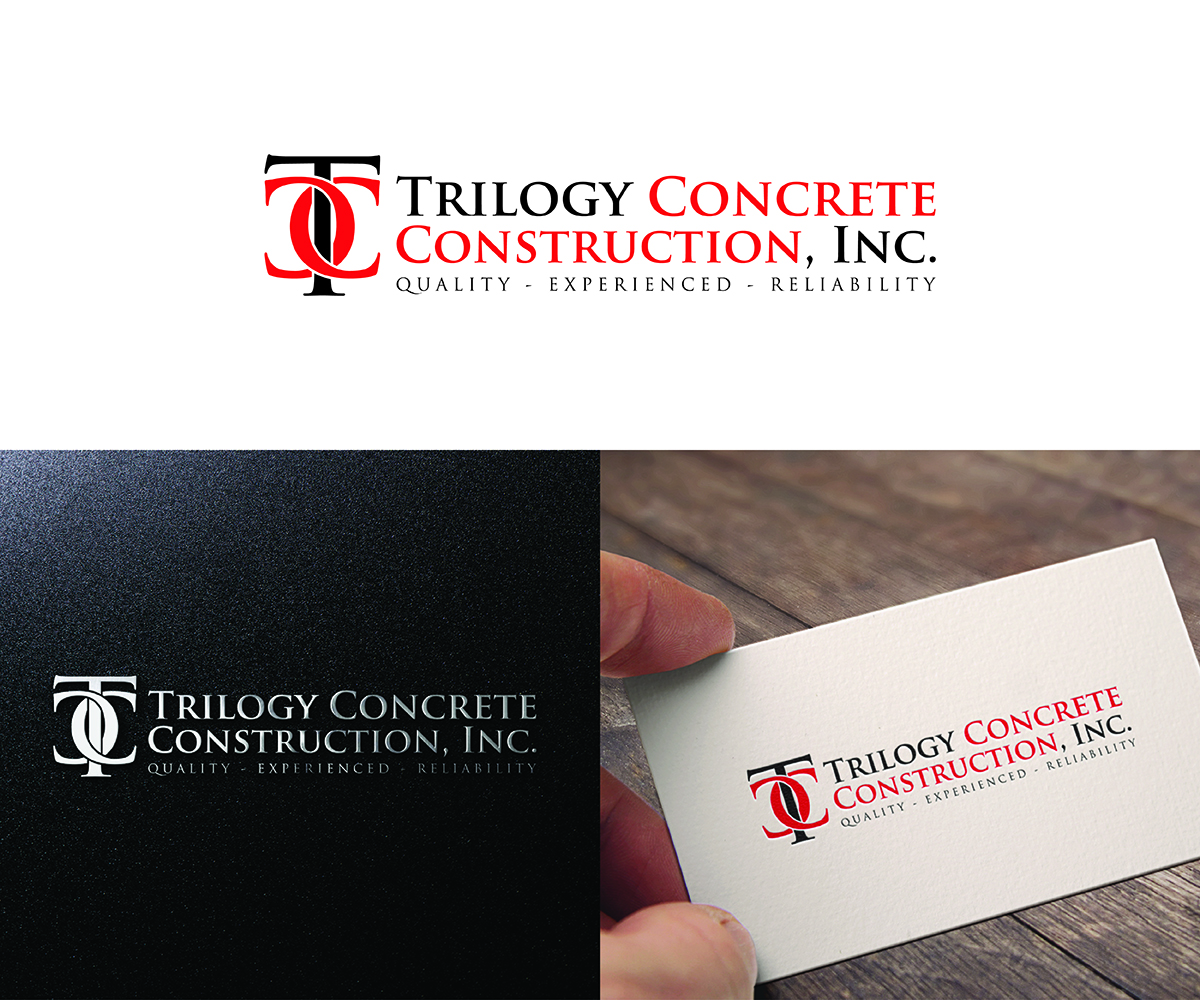 Diseño de Logo por eMARK para Trilogy Concrete Construction, Inc. | Diseño #13579650