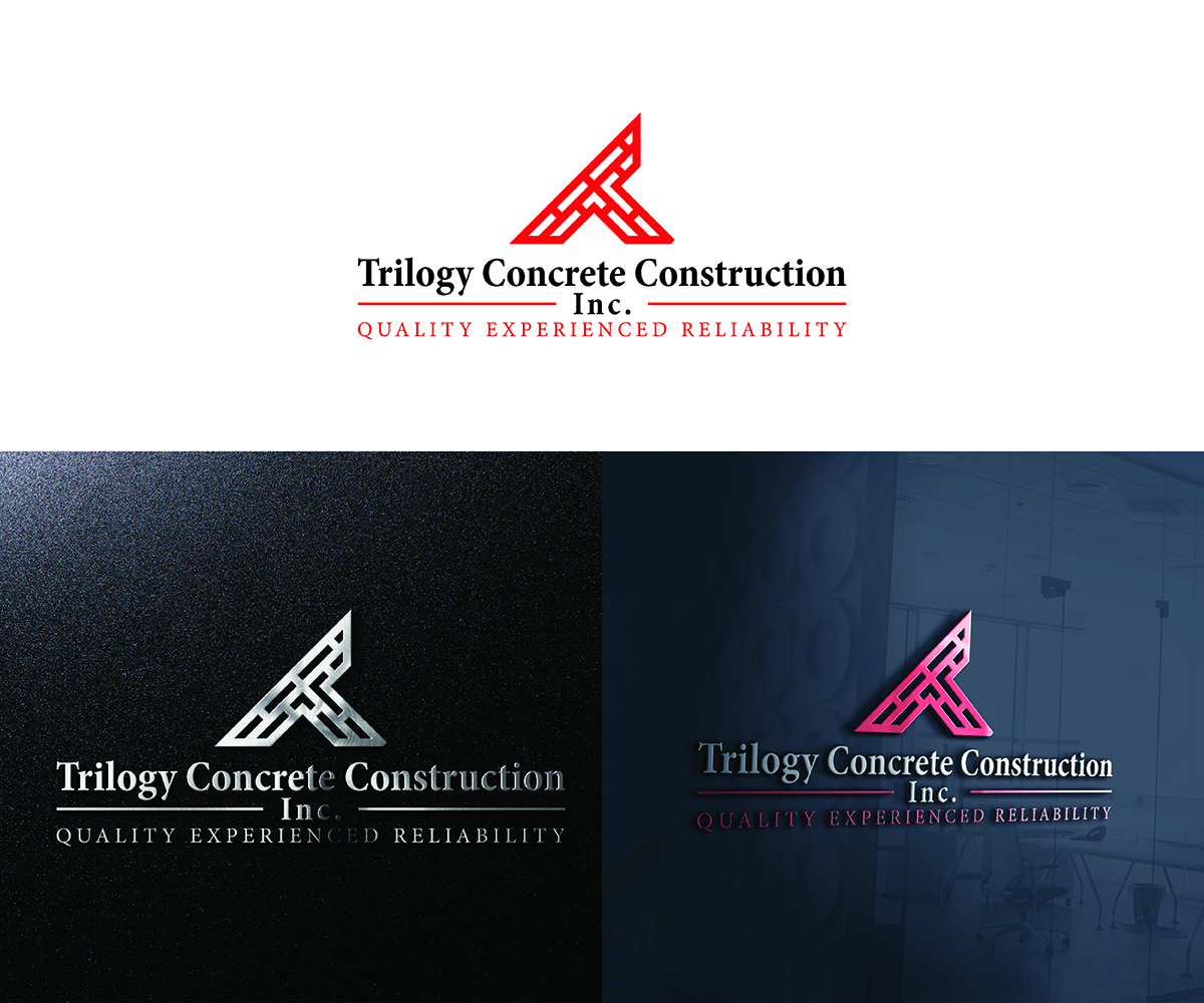Design de Logo par eMARK pour Trilogy Concrete Construction, Inc. | Design #13579651