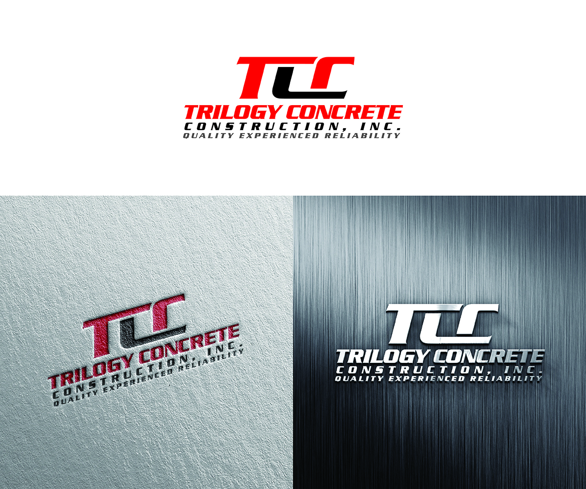 Logo Design by eMARK for Trilogy Concrete Construction, Inc. | Design #13580619