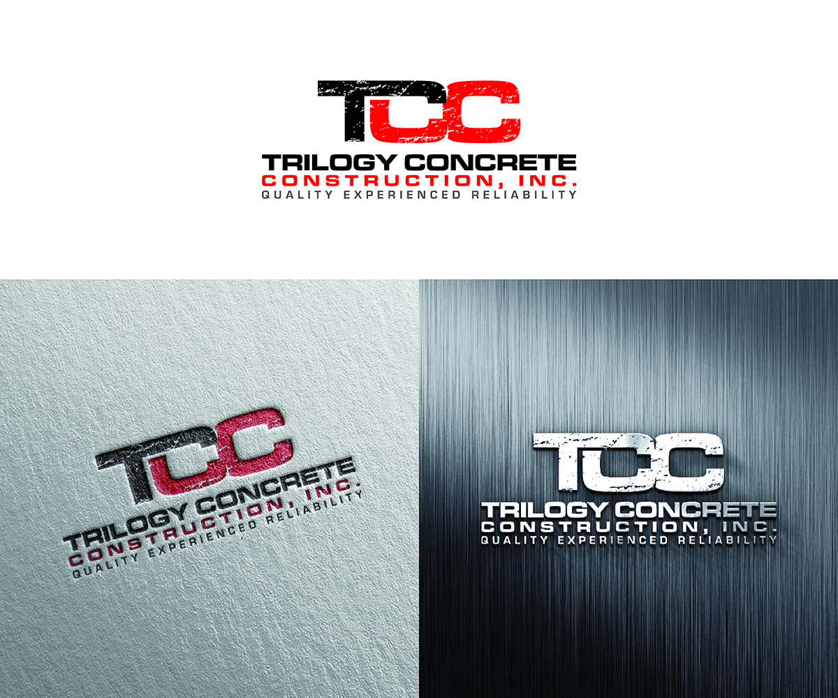 Logo Design by eMARK for Trilogy Concrete Construction, Inc. | Design #13580620