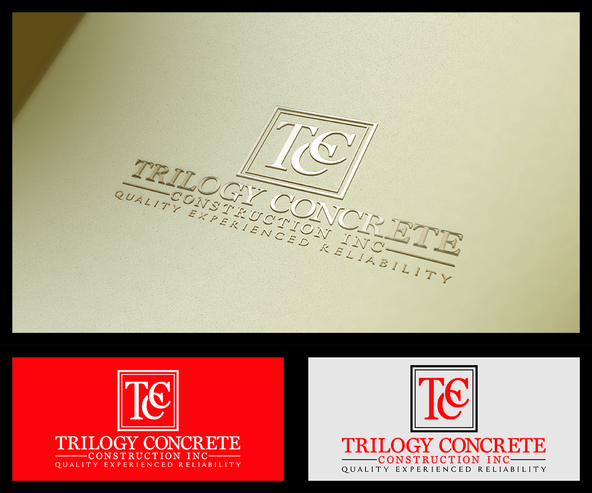Design de Logo par eMARK pour Trilogy Concrete Construction, Inc. | Design #13580622