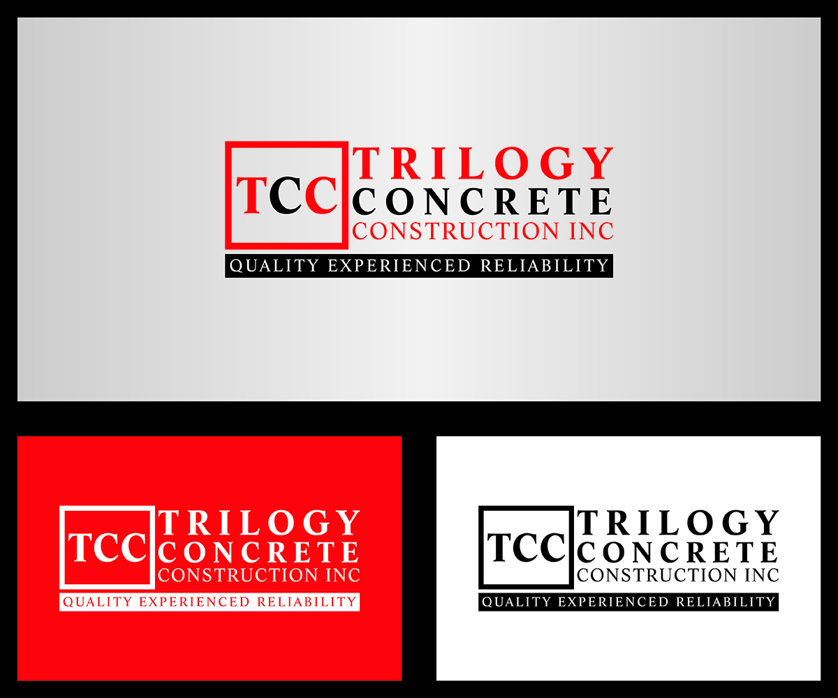 Logo Design by eMARK for Trilogy Concrete Construction, Inc. | Design #13580623
