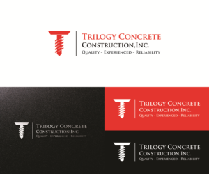Logo Design by Logico Artlines for Trilogy Concrete Construction, Inc. | Design: #13579296