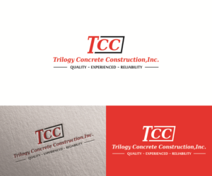 Logo Design by Logico Artlines for Trilogy Concrete Construction, Inc. | Design: #13579297