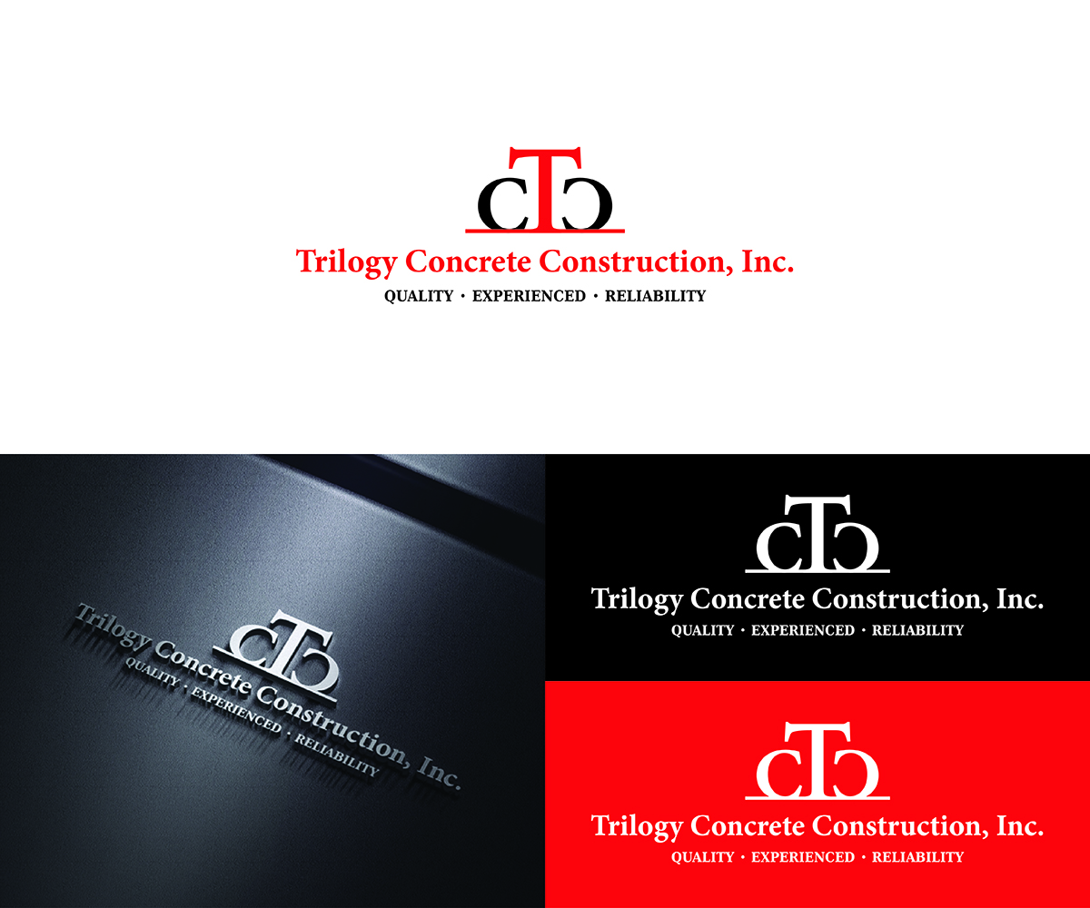 Logo Design by Logico Artlines for Trilogy Concrete Construction, Inc. | Design #13579298