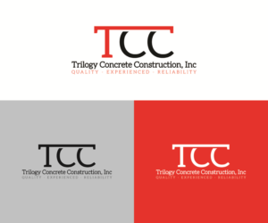 Logo Design by Logico Artlines for Trilogy Concrete Construction, Inc. | Design: #13579307