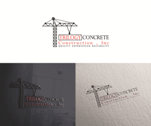 Logo Design by Logico Artlines for Trilogy Concrete Construction, Inc. | Design: #13579310