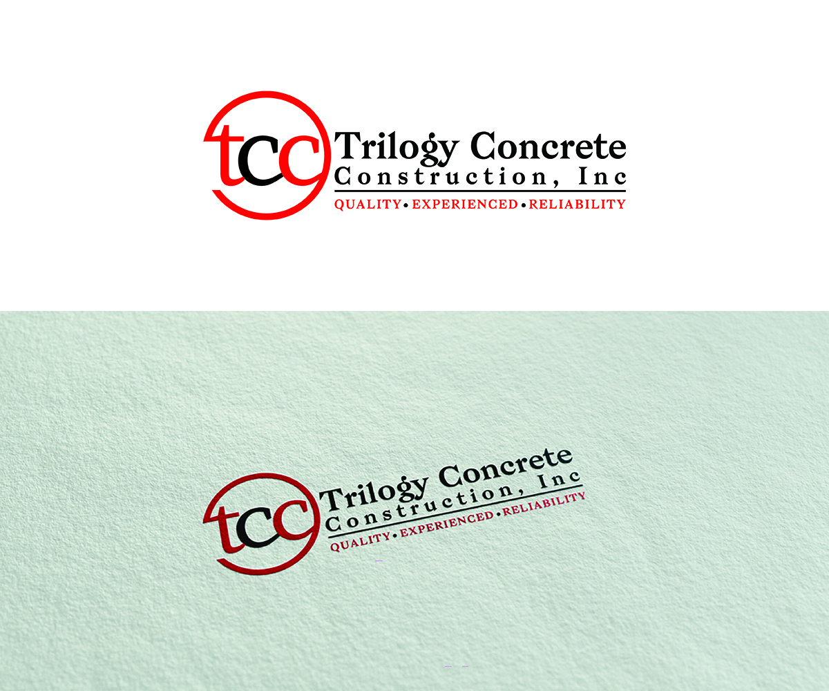 Logo Design by Logico Artlines for Trilogy Concrete Construction, Inc. | Design #13579312