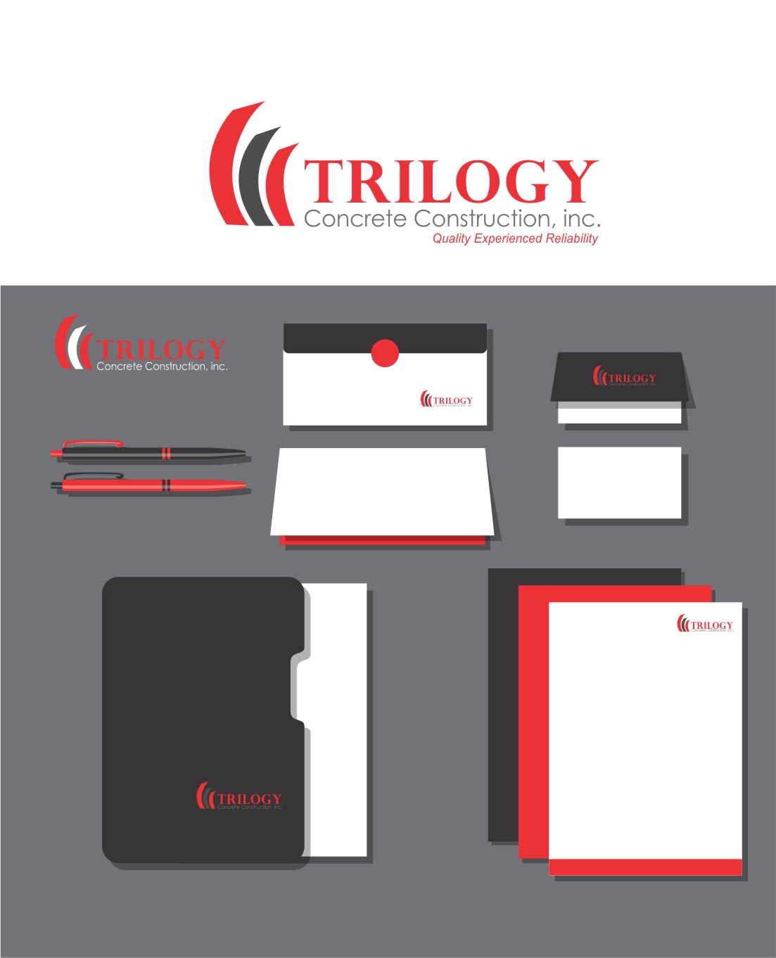 Design de Logo par fumbh.designs pour Trilogy Concrete Construction, Inc. | Design #13568471