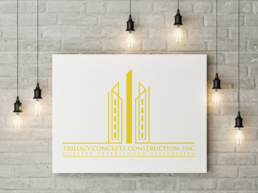 Logo Design by aic design for Trilogy Concrete Construction, Inc. | Design #13609202