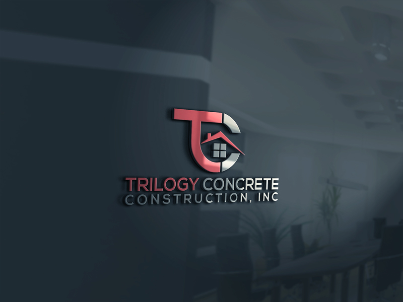 Logo Design by NightStudio for Trilogy Concrete Construction, Inc. | Design #13568301