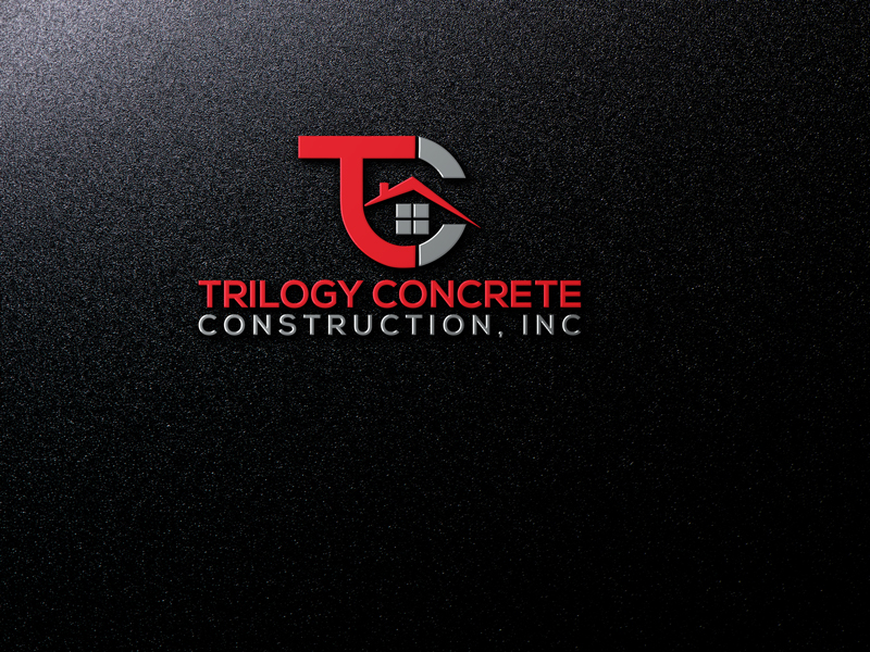 Logo Design by NightStudio for Trilogy Concrete Construction, Inc. | Design #13568302