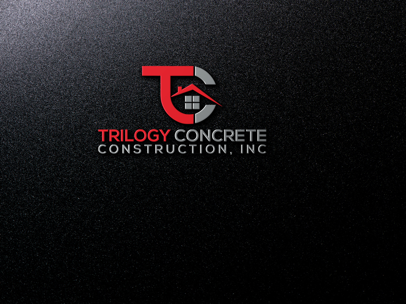 Logo Design by NightStudio for Trilogy Concrete Construction, Inc. | Design #13568303