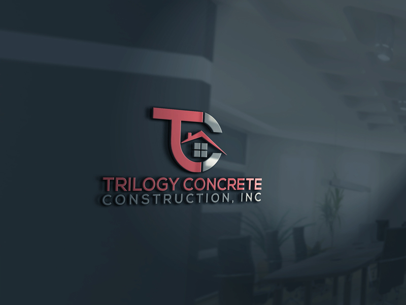 Logo Design by NightStudio for Trilogy Concrete Construction, Inc. | Design #13568304