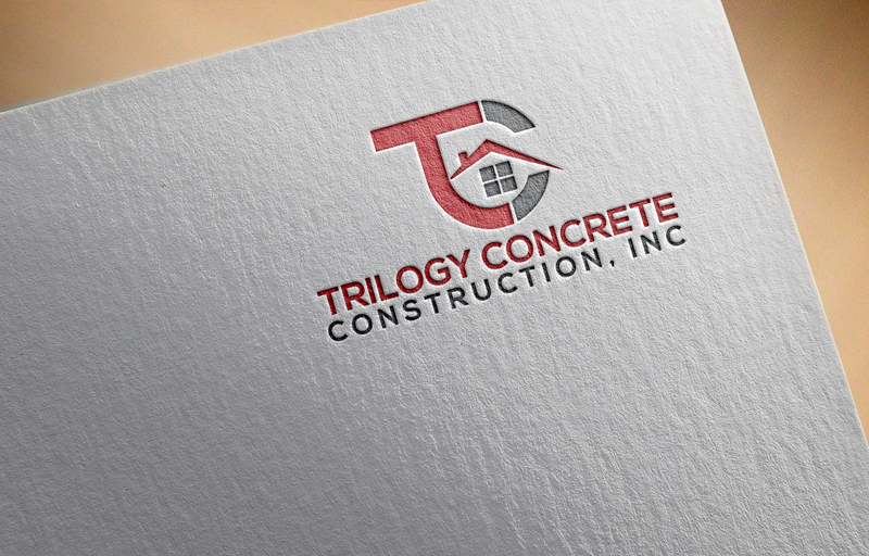 Logo Design by NightStudio for Trilogy Concrete Construction, Inc. | Design #13568313