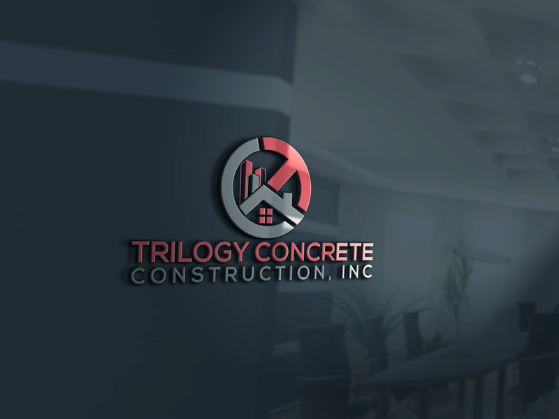 Logo Design by NightStudio for Trilogy Concrete Construction, Inc. | Design #13568381