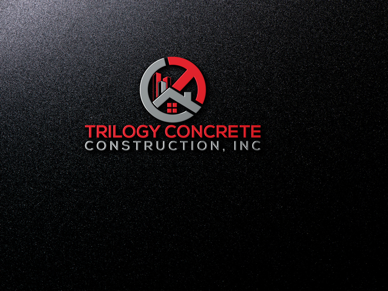 Logo Design by NightStudio for Trilogy Concrete Construction, Inc. | Design #13568382