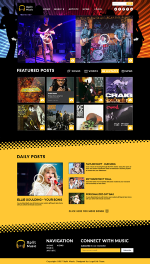 Need A Standard Musical Download  Website | Web Design by bdesigner9