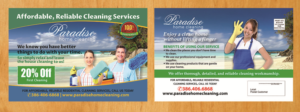 Postcard Design by Venus L. Penaflor for Paradise Home Cleaning | Design: #13677625
