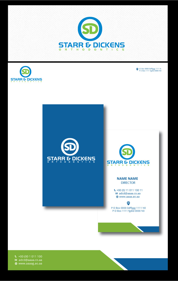 Logo Design by zebronicgraphic for Starr & Dickens Orthodontics | Design #13606089
