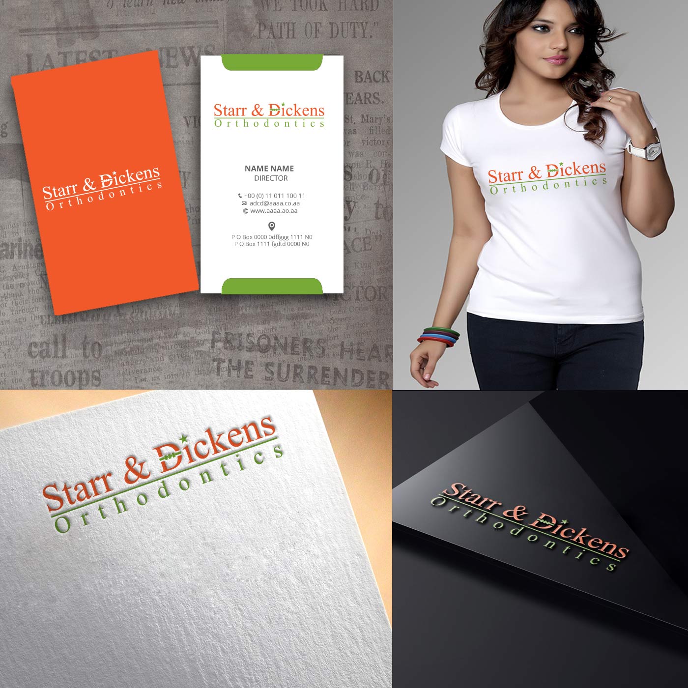 Logo Design by zebronicgraphic for Starr & Dickens Orthodontics | Design #13606095