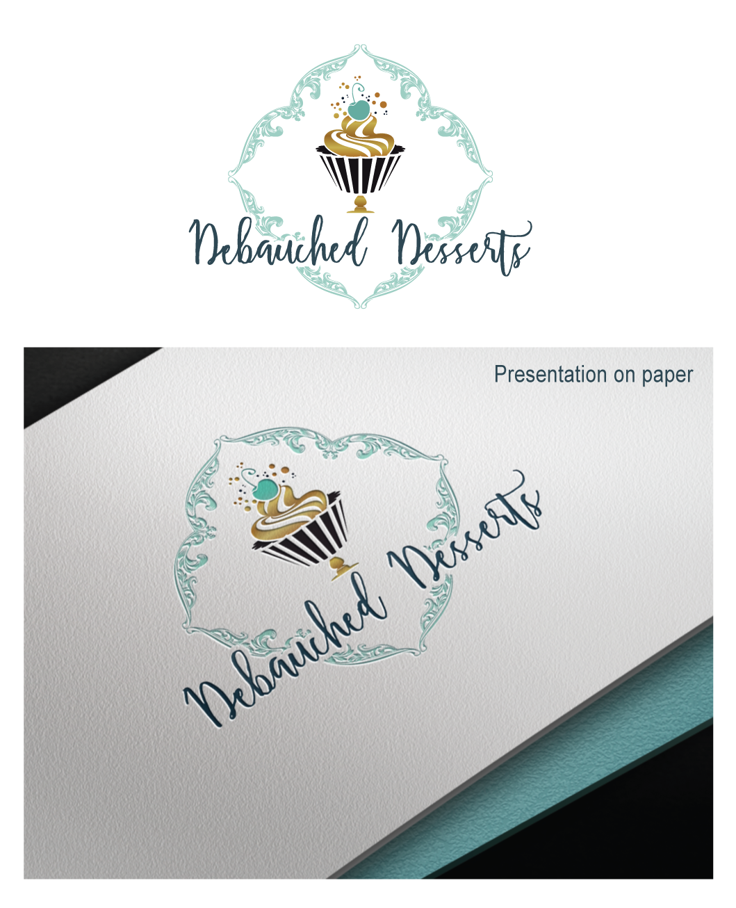 Logo Design by Elza for Debauched Desserts | Design #13609141