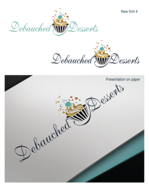 Logo Design by Elza for Debauched Desserts | Design: #13618405