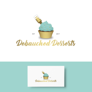 Logo Design by Claire.W for Debauched Desserts | Design: #13577980