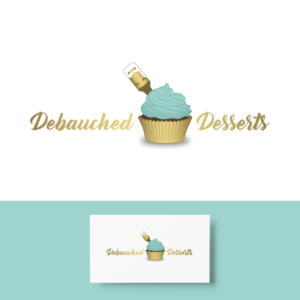 Logo Design by Claire.W for Debauched Desserts | Design: #13577982