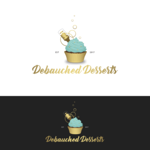 Logo Design by Claire.W for Debauched Desserts | Design: #13588383