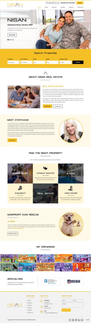 Diseño Web por pb para Nisan Real Estate | Diseño: #13587224