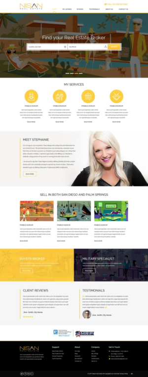 Diseño Web por pb para Nisan Real Estate | Diseño: #13587229