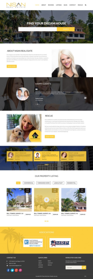 Diseño Web por pb para Nisan Real Estate | Diseño: #13587242