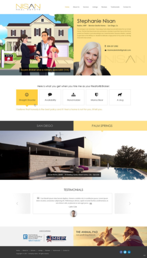 Web Design by pb for Nisan Real Estate | Design: #13587249